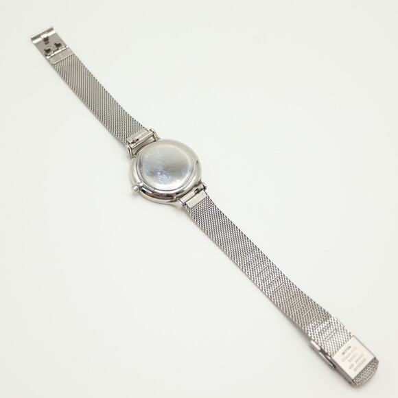 Skagen Anita Champagne Diamond 30mm Watch Silver Tone Metal Mesh w New Battery - Picture 15 of 16